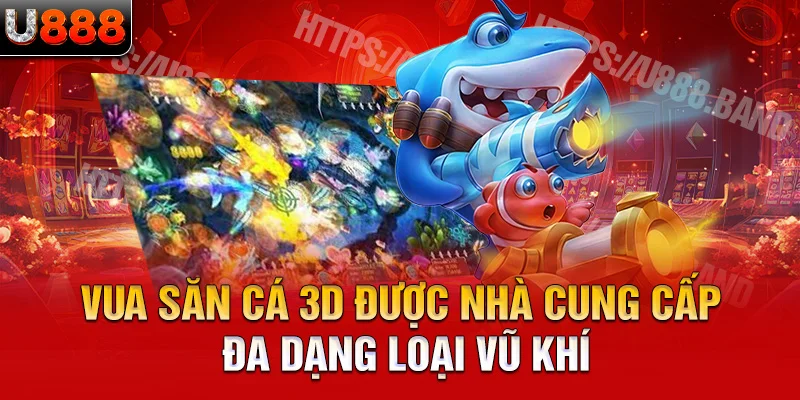 vua săn cá 3d được nhà cung cấp đa dạng loại vũ khí