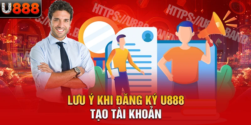 Lưu ý khi đăng ký U888 tạo tài khoản